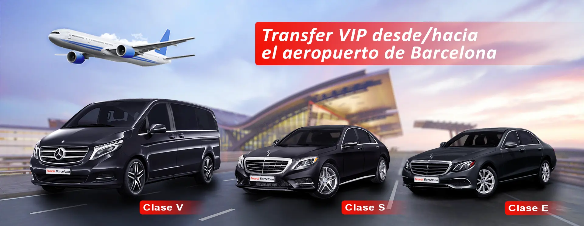 Transfer VIP desde/hacia el aeropuerto de Barcelona